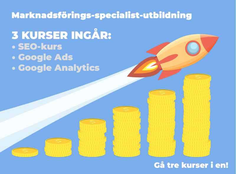 En komplett kurs inom digital marknadsföring - Distanskurs - 100% online