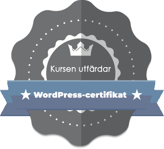 WordPress-kurs - Fördjupningskurs Avancerad