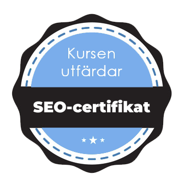 SEO-certifikat - Distansutbildning