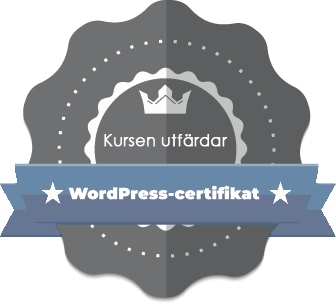 WordPress-kurs - F&ouml;rdjupningskurs Avancerad